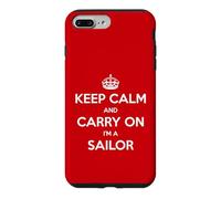 Carcasa para iPhone 7 Plus/8 Plus Keep Calm and Carry On I'm a Sailor - Divertido