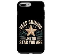 Carcasa para iPhone 7 Plus/8 Plus Keep Shining Like The Star You Are Optimism Mindset -