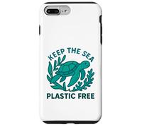 Carcasa para iPhone 7 Plus/8 Plus Keep The Sea - Tortuga Marina sin plástico, Día ecológico de la Tierra