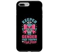 Carcasa para iPhone 7 Plus/8 Plus Keeper of The Gender Reveal Free Throws or Pink Bows Party
