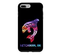 Carcasa para iPhone 7 Plus/8 Plus Ketchikan Alaska SE Nativo Americano Indio Orca Asesino Ballena