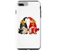 Carcasa para iPhone 7 Plus/8 Plus King of Spades and Queen of Hearts with Funny Garden Gnomes