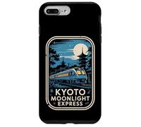 Carcasa para iPhone 7 Plus/8 Plus Kioto Japón Ferrocarril Tren Japón Recuerdo Viaje Vintage Japón