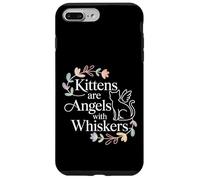 Carcasa para iPhone 7 Plus/8 Plus Kittens Are Angels with Whiskers Mascota Gato Esponjoso -