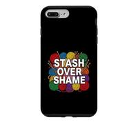 Carcasa para iPhone 7 Plus/8 Plus Knitter Yarn Hoarder Stash Over Shame Crochet