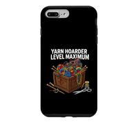 Carcasa para iPhone 7 Plus/8 Plus Knitting Crochet Yarn Hoarder Level Maximum