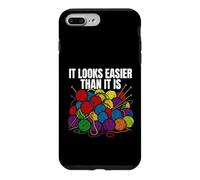 Carcasa para iPhone 7 Plus/8 Plus Knitting Yarn It Looks Easier Than It Is Crochet