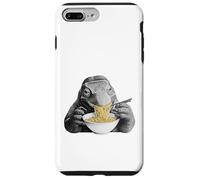 Carcasa para iPhone 7 Plus/8 Plus Komodo Dragon Comiendo Fideos Ramen Divertido Amante de Reptiles