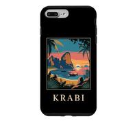 Carcasa para iPhone 7 Plus/8 Plus Krabi Tailandia Tropical Coast Sunset Retro Viaje Diseño