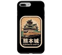 Carcasa para iPhone 7 Plus/8 Plus Kumamoto Castillo Japón Retro Tren Vintage Japonés Kanji