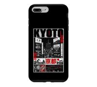 Carcasa para iPhone 7 Plus/8 Plus Kyoto Japón Templo Ciudad Póster Arte Ilustración