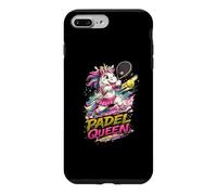 Carcasa para iPhone 7 Plus/8 Plus La Adorable Reina del Pádel: Pádel para Niñas con Unicornios