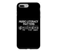 Carcasa para iPhone 7 Plus/8 Plus La alfabetización Musical Importa Me Gusta Comer Cachorros