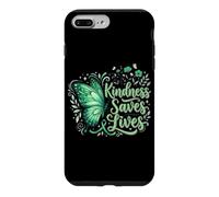 Carcasa para iPhone 7 Plus/8 Plus La bondad Salva Vidas Mariposa Salud Mental Cita