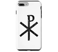 Carcasa para iPhone 7 Plus/8 Plus La Cruz Chi-Rho - Símbolo De Jesucristo - Vintage