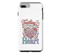 Carcasa para iPhone 7 Plus/8 Plus La enseñanza es una Obra de corazón Día Internacional del Maestro