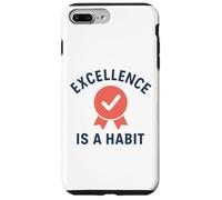 Carcasa para iPhone 7 Plus/8 Plus La Excelencia es un hábito | Día Mundial de la Calidad | Regalo en el Lugar de Trabajo