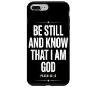 Carcasa para iPhone 7 Plus/8 Plus La fe Cristiana Conoce a Dios Salmo 46:10