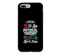 Carcasa para iPhone 7 Plus/8 Plus La Fisioterapia PT agrega Vida a los días del Mes del Terapeuta