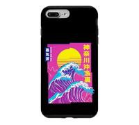 Carcasa para iPhone 7 Plus/8 Plus La Gran Ola, Vaporwave Anime Estética Glitch Japonés