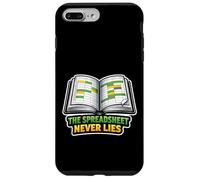 Carcasa para iPhone 7 Plus/8 Plus La Hoja de cálculo Nunca miente el Humor del Contador
