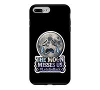 Carcasa para iPhone 7 Plus/8 Plus La Luna Nos extraña #LetsGoBack Llorando Luna Triste