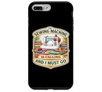 Carcasa para iPhone 7 Plus/8 Plus La máquina de Coser está Llamando y Debo IR Quilting Quilter