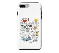 Carcasa para iPhone 7 Plus/8 Plus La Mejor inspiración de fe Cristiana de tu Camino
