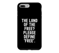 Carcasa para iPhone 7 Plus/8 Plus La Tierra de los Libres por Favor Define Libre Ingenioso Sarcástico