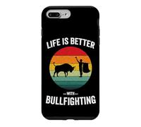 Carcasa para iPhone 7 Plus/8 Plus La Vida es Mejor con la Corrida de toros Vintage española