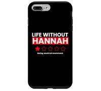 Carcasa para iPhone 7 Plus/8 Plus La Vida sin Hannah Aburrido no recomendaría una revisión Divertida