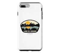 Carcasa para iPhone 7 Plus/8 Plus Lago di Lugano Italia Design Vacation Souvenir