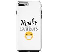 Carcasa para iPhone 7 Plus/8 Plus Las máscaras Son bozales Máscara Facial anticuarentena Máscaras de conspiración