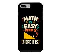 Carcasa para iPhone 7 Plus/8 Plus Las matemáticas Son fáciles Profesor de geometría de álgebra Divertido