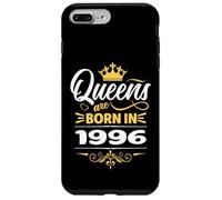 Carcasa para iPhone 7 Plus/8 Plus Las Reinas Nacen en 1996 Cumpleaños Mujer Cumpleaños Novia