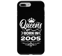 Carcasa para iPhone 7 Plus/8 Plus Las Reinas Nacen en 2005 Cumpleaños Mujer Cumpleaños Novia