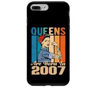 Carcasa para iPhone 7 Plus/8 Plus Las Reinas Nacen en 2007 Cumpleaños Mujer Cumpleaños Novia