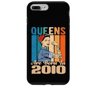 Carcasa para iPhone 7 Plus/8 Plus Las Reinas Nacen en el 2010 Cumpleaños Mujer Cumpleaños