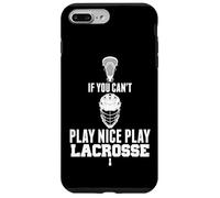 Carcasa para iPhone 7 Plus/8 Plus LAX Game Can't Play Nice Play Lacrosse Apparel Goat Lacrosse