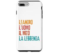 Carcasa para iPhone 7 Plus/8 Plus Leandro L'Uomo Il Mito La Leggenda Festa di Compleanno
