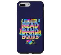 Carcasa para iPhone 7 Plus/8 Plus Leer Banda Libros Música Juego de Palabras Retro Reading