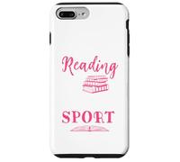 Carcasa para iPhone 7 Plus/8 Plus Leer es mi Lector de Gusanos de Biblioteca para Amantes de los Libros Deportivos