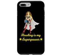 Carcasa para iPhone 7 Plus/8 Plus Leer es mi superhéroe Superpoder Amante del Libro Mujeres Niñas