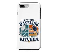 Carcasa para iPhone 7 Plus/8 Plus Left The Baseline Encontró La Cocina Pickleball Tenis