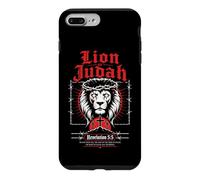 Carcasa para iPhone 7 Plus/8 Plus León de Judá Apocalipsis 5:5 Verso bíblico gótico Cristiano