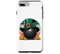 Carcasa para iPhone 7 Plus/8 Plus Leprechaun Bowling Ball St. Patrick's Day Gold