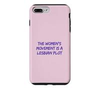 Carcasa para iPhone 7 Plus/8 Plus Lesbian Plot Vintage 70s Feminist tee Lavender Menace Histor