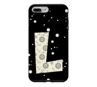 Carcasa para iPhone 7 Plus/8 Plus Letra Celestial L Sol Luna Alfabeto Vintage