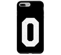 Carcasa para iPhone 7 Plus/8 Plus Letra O Grande Monograma Ortografía Inicial, Varsity