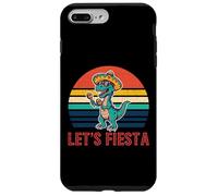 Carcasa para iPhone 7 Plus/8 Plus Let's Fiesta, Divertido Dinosaurio T-Rex del Cinco de Mayo
